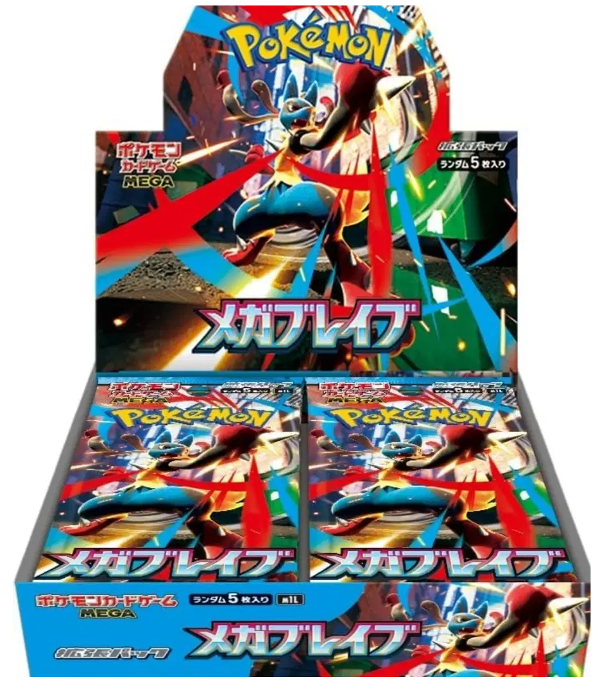 Pokemon Card (Japanese Version) Mega Brave M1L Shrink O MEGA BRAVE 1 BOX