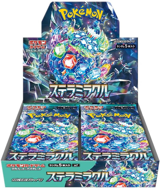 Pokemon Card (Japanese Version) Game Scarlet Violet Expansion Pack Stella Miracle Box Stella Miracle sv7