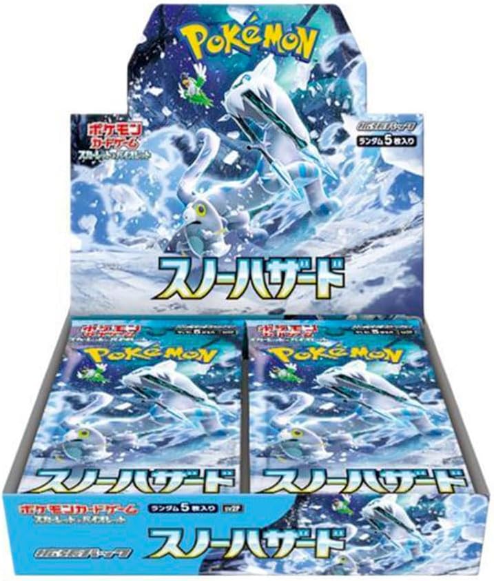 Pokemon Card (Japanese Version) Pokemon Scarlet and Violet Snow Hazard Card Game Expansion Pack sv2P