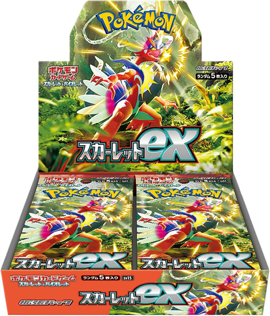 Pokemon Card (Japanese Version) Scarlet ex booster box Japanese Version Scarlet svlS